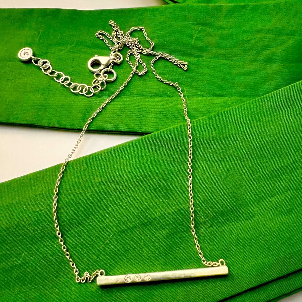 Silpada Sterling silver bar necklace